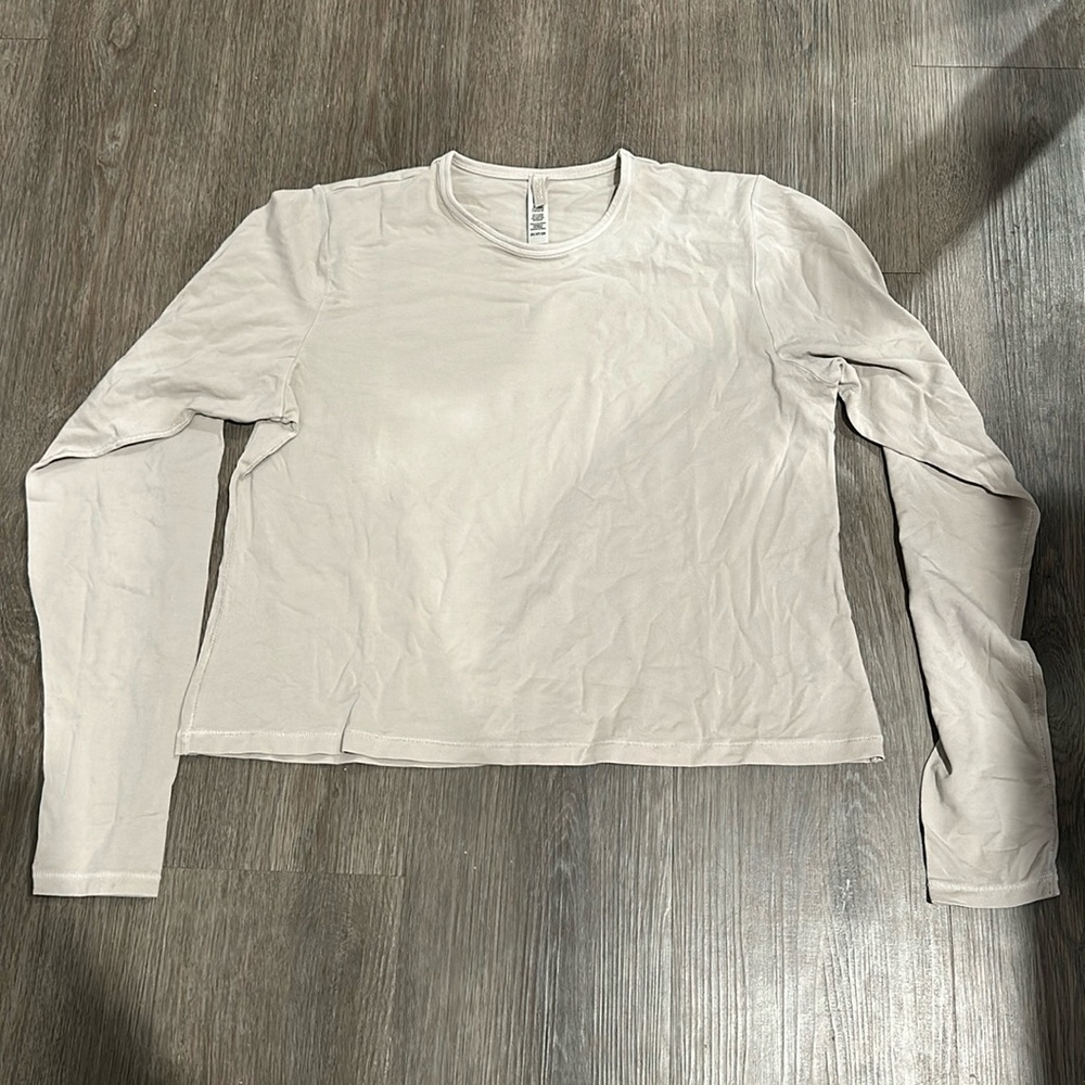 SKIMS New Vintage Long Sleeve Top Nude
